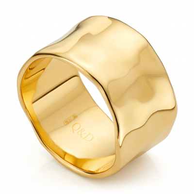 維珍系列純銀寬邊戒指