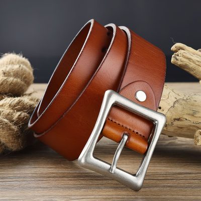 頭層手工牛皮皮帶