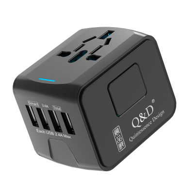 大功率USB國際通用旅行轉換插座